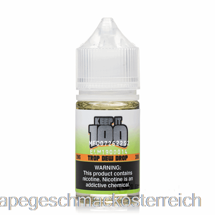 Trop Dew Drop – Keep It 100 Salt – 30 Ml 30 Mg Vape-Geschmack